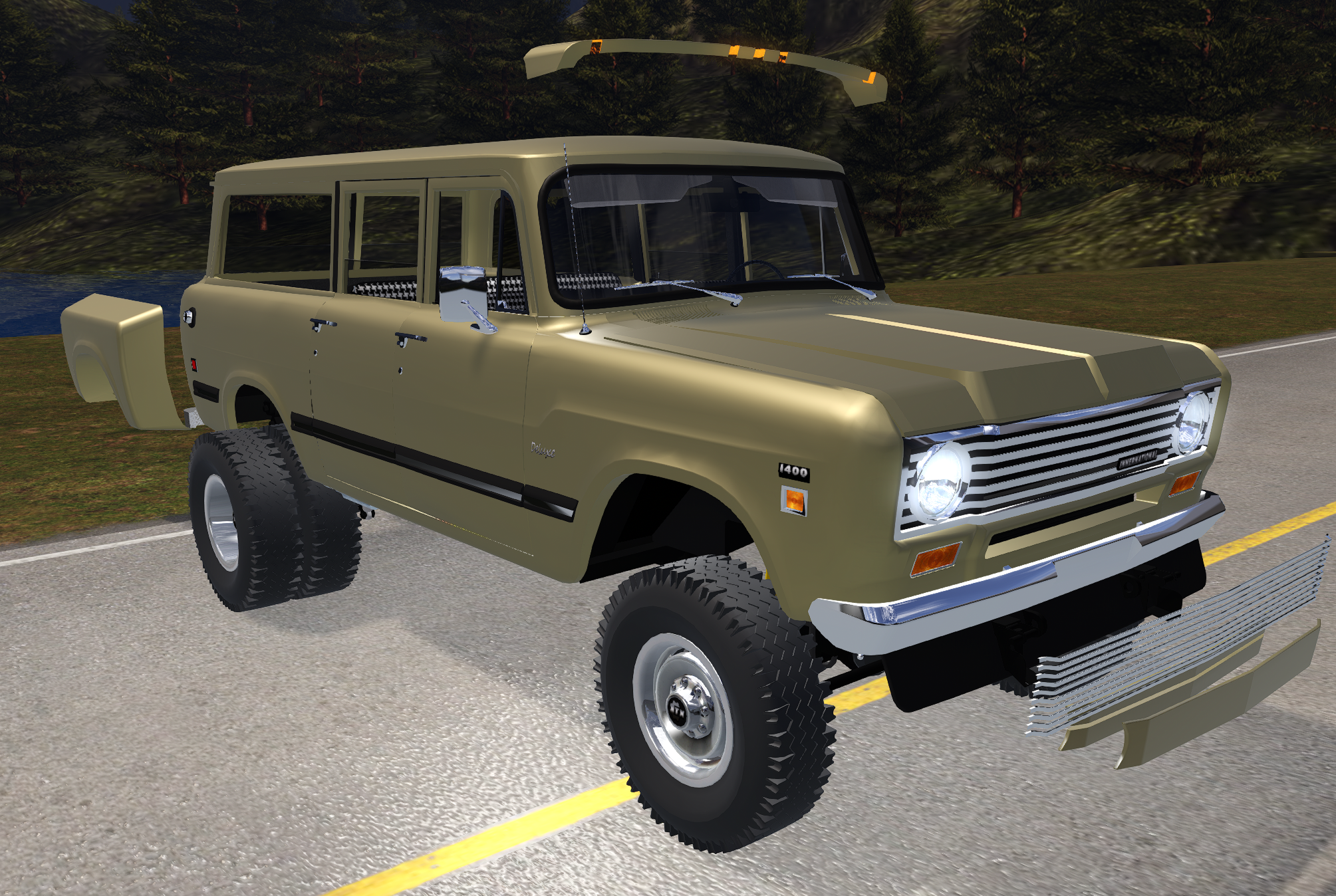 75 IH Travelall - PBR + template -Dually Optional