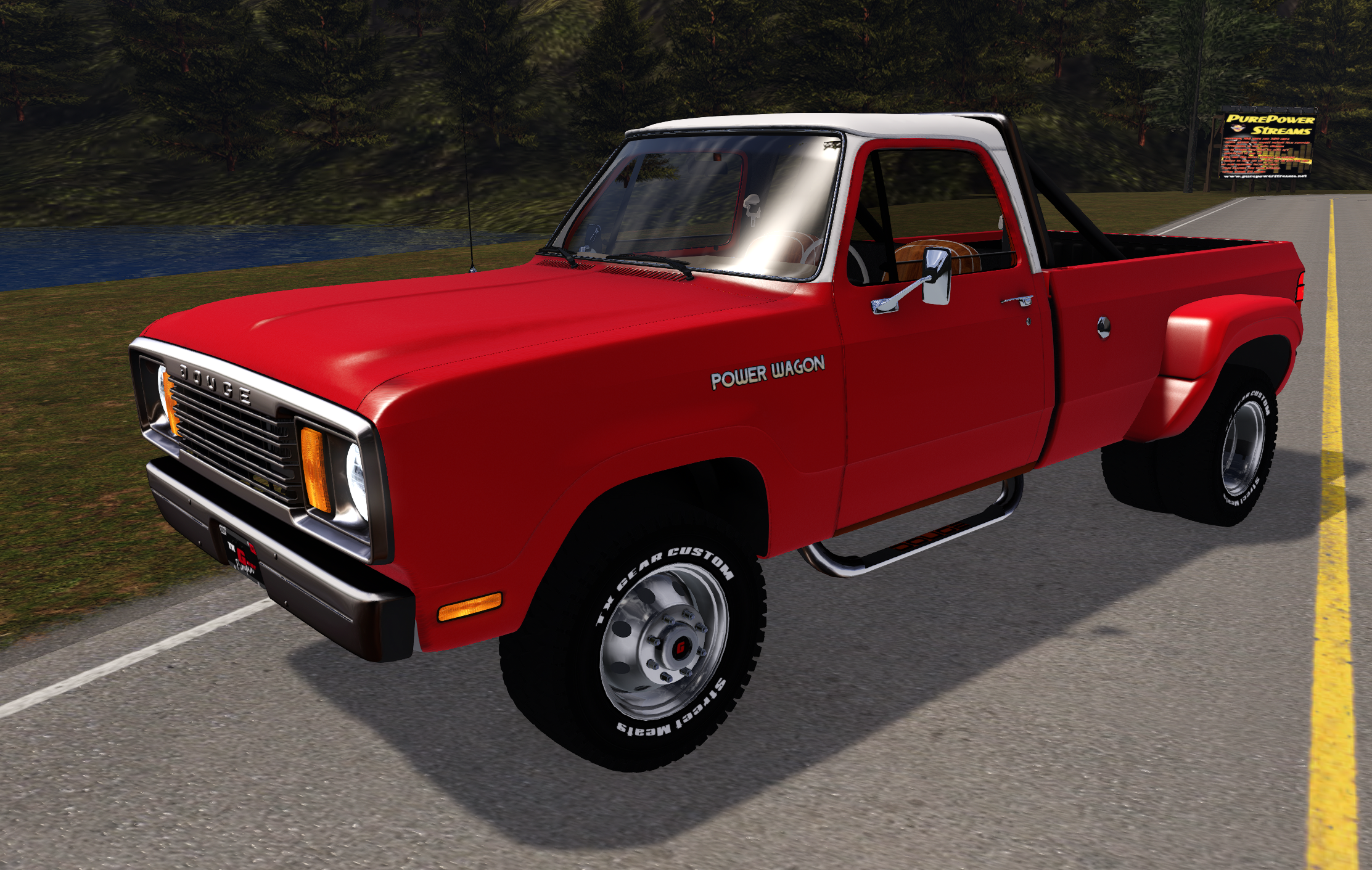 77 Dodge Powerwagon Single_dually_Remvble box Paint Template